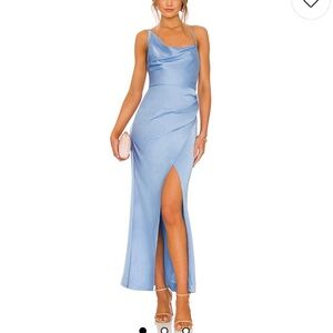 Revolve Aria formal Dress in Blue